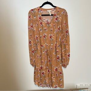 Matilda Jane Floral Tan Dress